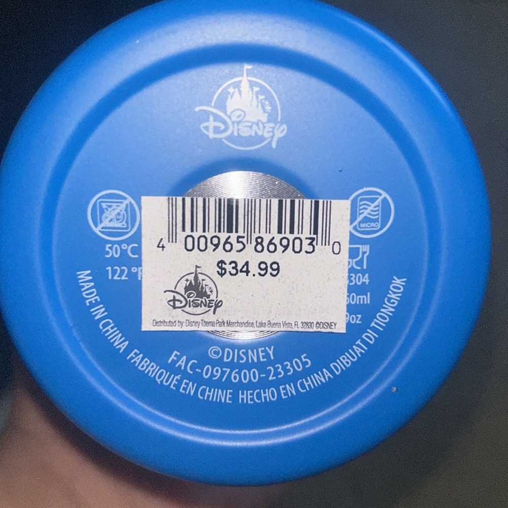 Disney Blue Bottle Cap - Picture 3 of 5